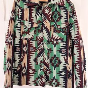 Men's Powder River Outfitters Aztec Commander Jacket in Green